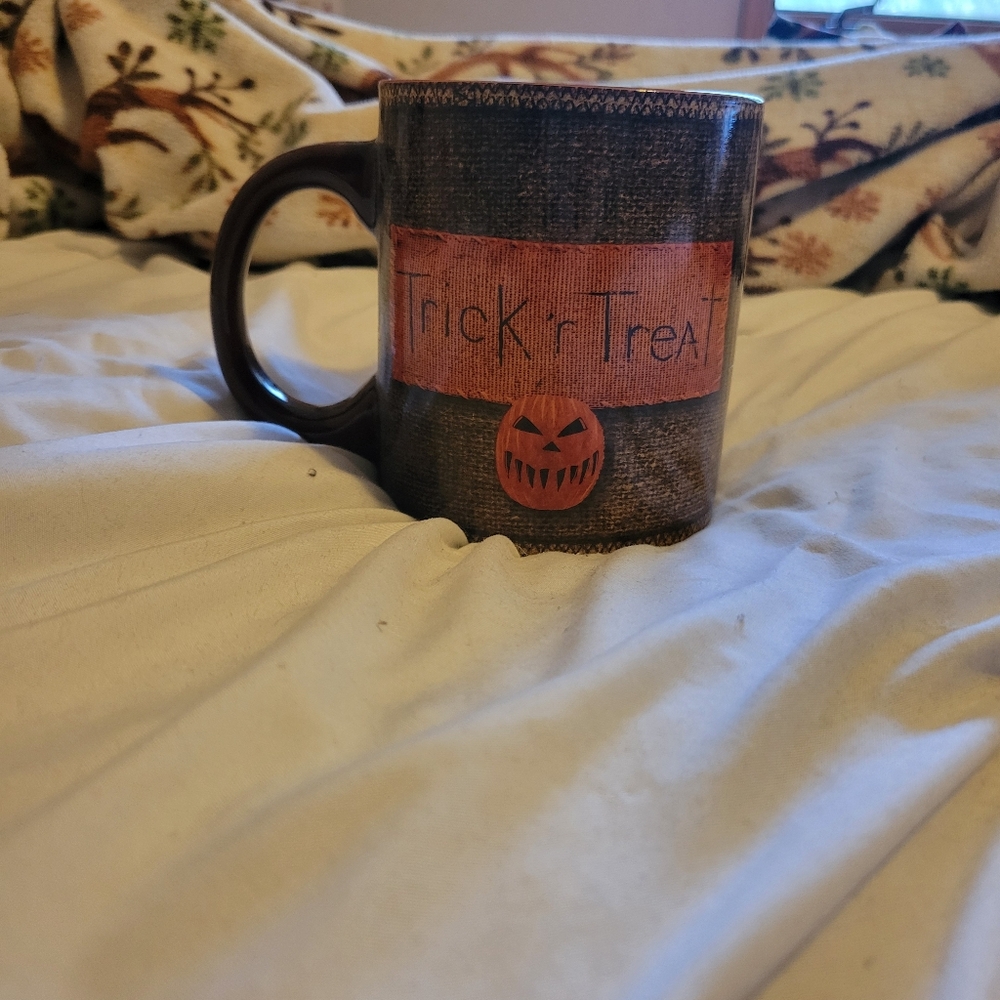 Spirit Black and Orange Halloween Mug